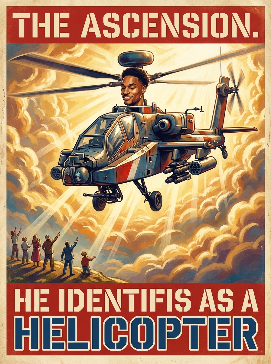 Ansem helicopter propaganda