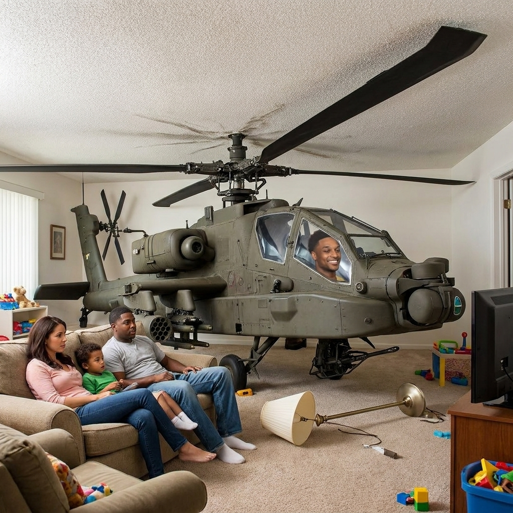 Ansem helicopter living room